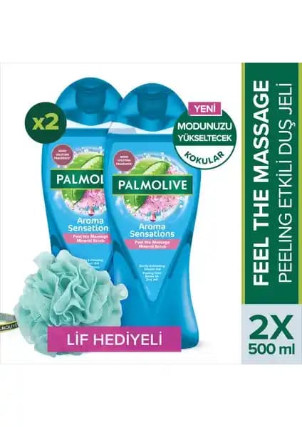 Palmolive Aroma Sensations Feel The Massage Duş Jeli Doğal İçerik ve Kaliteli Temizlik