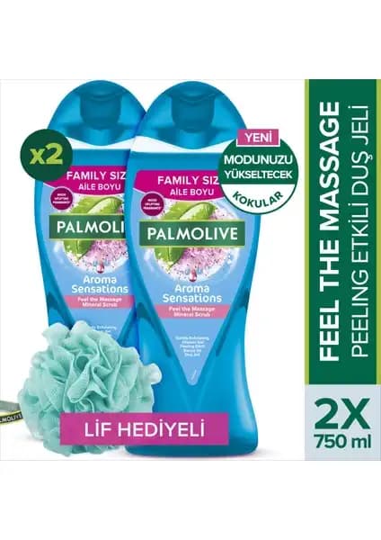 Palmolive Aroma Sensations Feel The Massage Duş Jeli: Doğal İçeriklerle Rahatlatıcı Temizlik Deneyimi