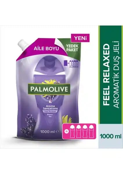 Palmolive Aroma Sensations Rahatlatıcı Aromatik Duş Jeli 1000 ml ile Günlük Temizlik ve Ferahlık