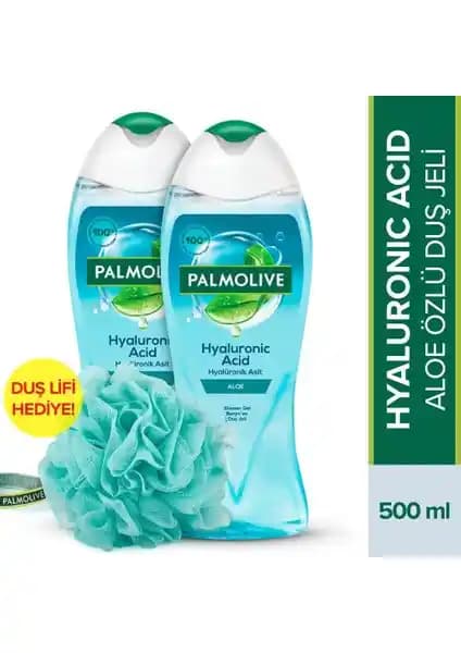 Palmolive Hyaluronic Acid Doğal Aloe Özlü Duş Jeli: Nemlendirici ve Çevre Dostu Cilt Bakım Ürünü
