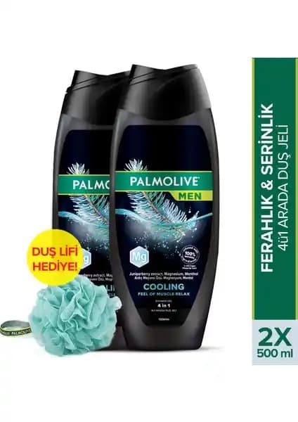 Palmolive Men Cooling 3'ü 1 Arada Erkek Duş Jeli ile Serinlik ve Çok Yönlü Bakım Sağlayın