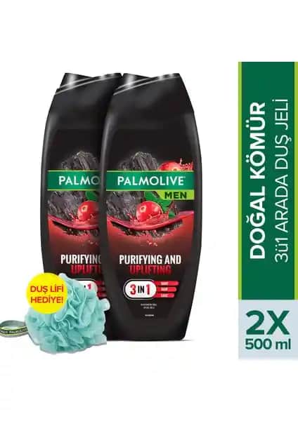 Palmolive Men Doğal Kömürlü Erkek Duş Jeli İncelemesi ve Kullanım Yönergeleri