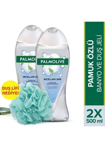Palmolive Micellar Care Pamuk Özlü Banyo ve Duş Jeli: Doğal ve Etkili Temizlik İçin Uygun Ürün