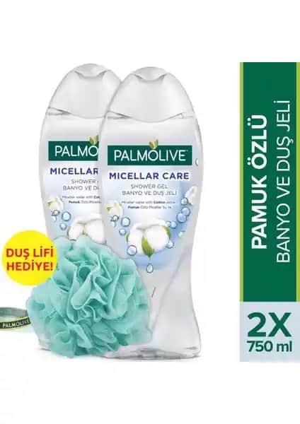 Palmolive Micellar Care Pamuk Özlü Duş ve Banyo Jeli: Doğal Temizlik ve Yükseklik Sunar