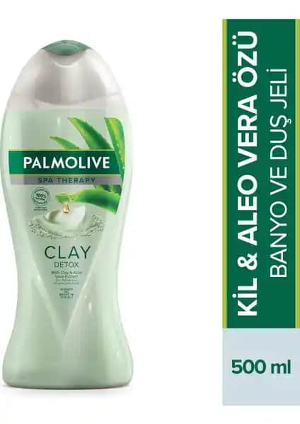 Palmolive Spa Therapy Kil ve Aloe Vera Özlü Duş Jeli ile Derinlemesine Temizlik ve Nemlendirme