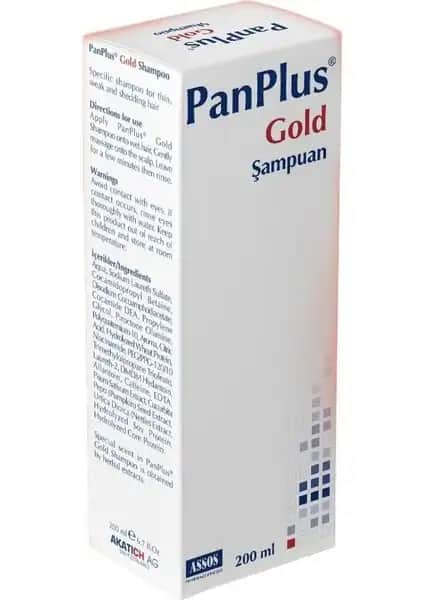 Panplus Gold Şampuan Saç Dökülmesini Azaltan Güçlü ve Doğal Saç Bakım Ürünü