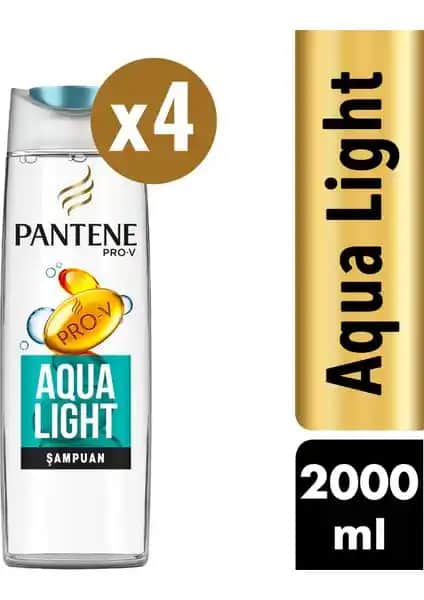 Pantene Aqualight Şampuanı Hafif Formülü ve Doğal Parlaklık Sağlayan Saç Bakım Ürünü