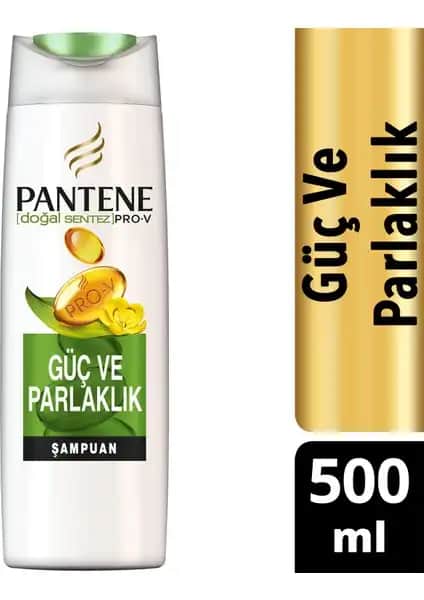 Pantene Doğal Sentez Güç ve Parlaklık Şampuanı Saçlarınız İçin Güçlendirici ve Parlaklık Veren Formül