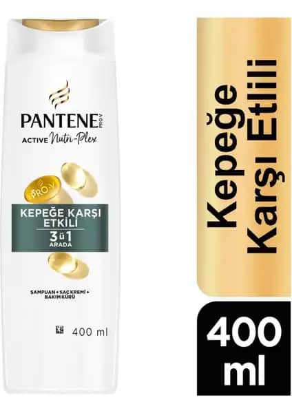 Pantene Kepek Karşıtı 3'ü 1 Arada Şampuan: Saç Sağlığı ve Kepekle Mücadele