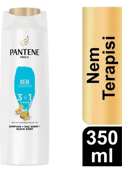 Pantene Nem Terapisi 3'ü Birlikte Şampuan: Kuru ve Yıpranmış Saçlar İçin Çok Yönlü Bakım