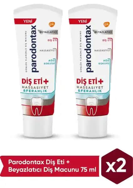 Parodontax Diş Eti ve Diş Macunu Seti Sağlıklı Gülüşler İçin Güçlü Bir Çözüm