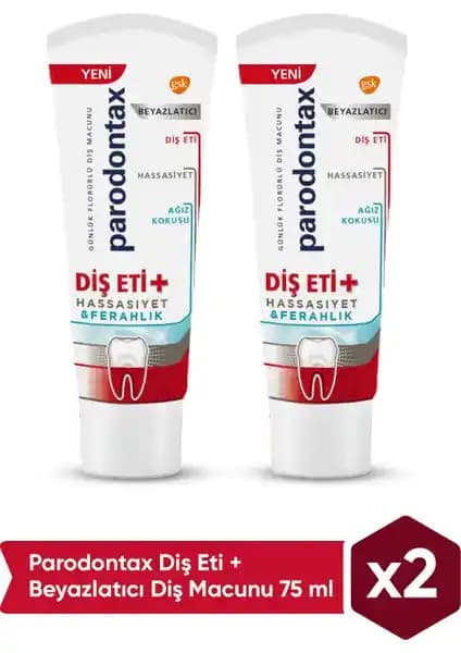 Parodontax Diş Eti ve Diş Macunu Seti Sağlıklı Gülüşler İçin Güçlü Bir Çözüm