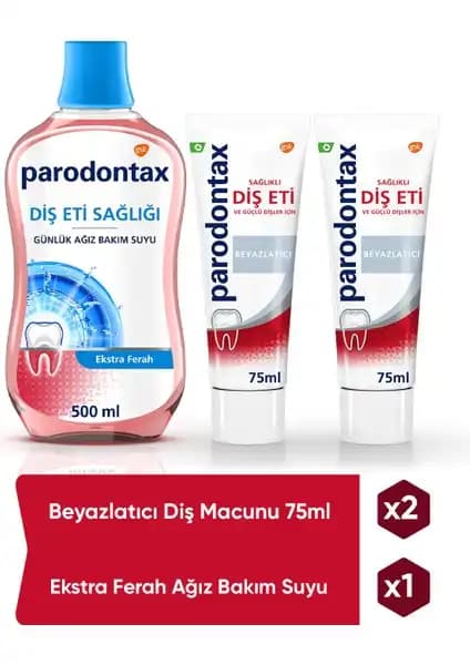 Parodontax Diş Macunu ve Ağız Bakım Suyu Seti: Güvenilir Diş Sağlığı Çözümü
