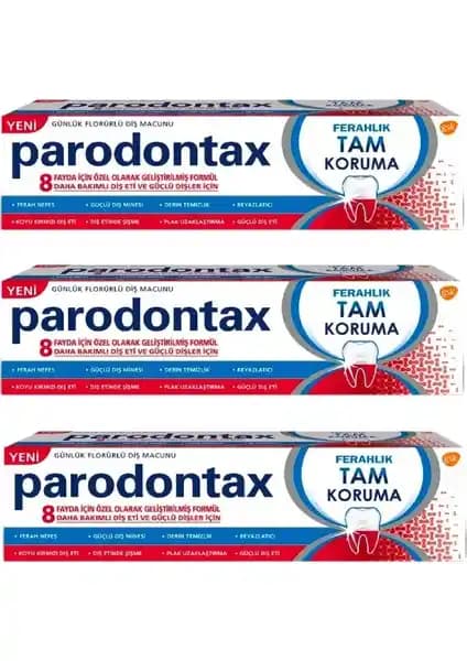 Parodontax Tam Koruma Ferahlık Diş Macunu ile ağız sağlığınızı koruyun