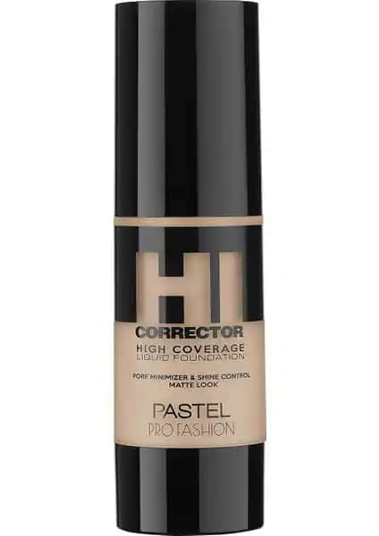 Pastel Hı Corrector High Coverage Fondöten ile doğal ve mat makyaj deneyimi sağlama