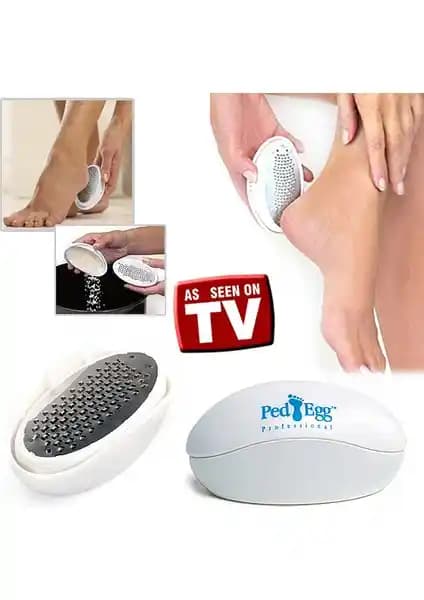 Pratik Ped Egg Ayak Bakım Törpüsü ile Sağlıklı ve Pürüzsüz Ayaklar Yaratın