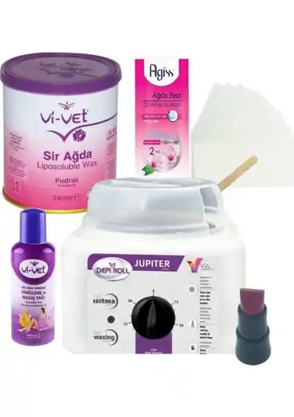 Profesyonel Tüy Alma Çözümleri: Vi-Vet Pudralı Ağda Seti ve Ağda Makinesi