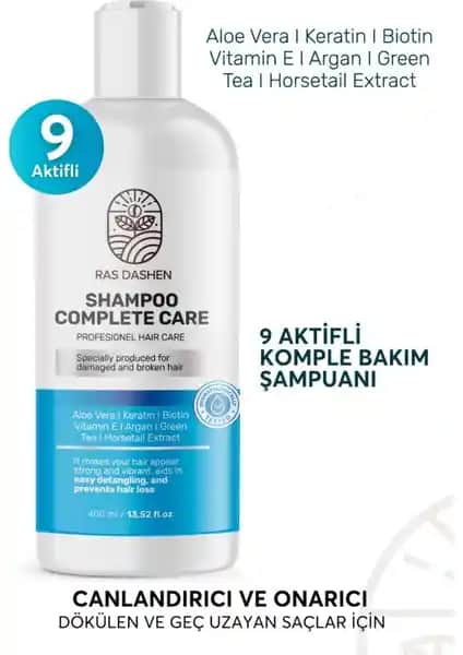 Ras Dashen Kolajen ve Keratin İçeren Saç Şampuanı ile Güçlü ve Sağlıklı Saçlar