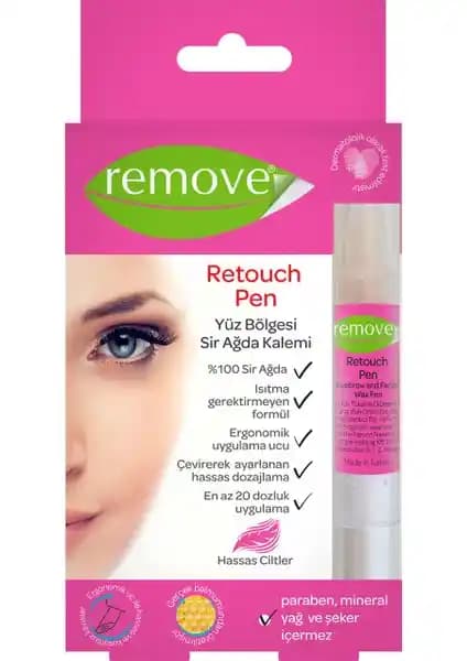 Remove Retouch Pen 4 ml: Hassas Ciltler İçin Güvenilir ve Pratik Tüy Giderici Kalem