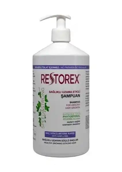 Restorex 1000ml Sarmaşık Özlü Şampuan Saç Dökülmesine Karşı Güçlendirici ve Canlandırıcı