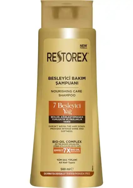 Restorex 7 Besleyici Yağ ile Parlaklık ve Yükseklik Veren Bakım Şampuanı Ürün Özellikleri ve Kullanıcı Yorumları