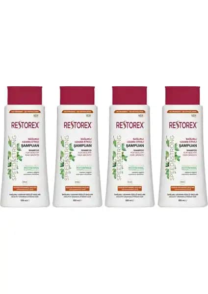 Restorex Kuru ve Yıpranmış Saçlar İçin Doğal ve Güçlendirici Bakım Şampuanı