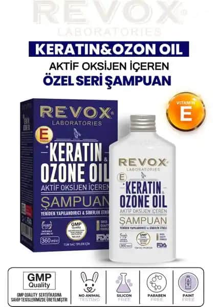 Revox Keratin & Ozon Oil Saç Şampuanı: Doğal İçeriklerle Güçlendirici Saç Bakımı