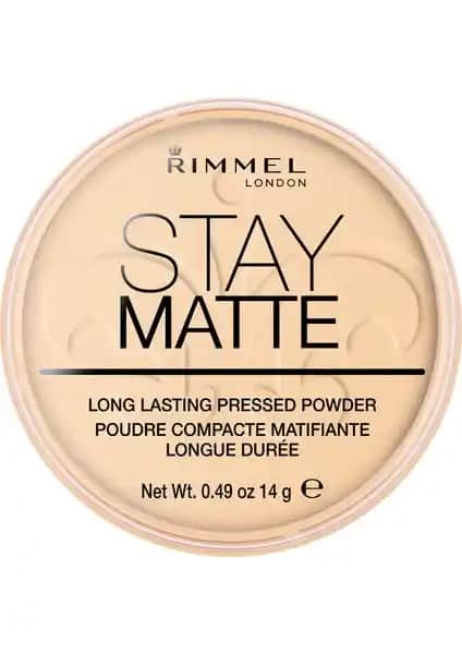Rimmel London Stay Matte Pudra ile Gün Boyu Mat ve Doğal Cilt Görünümü Sağlama