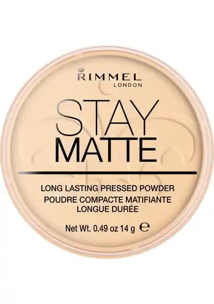 Rimmel London Stay Matte Pudra ile Gün Boyu Mat ve Doğal Cilt Görünümü Sağlama