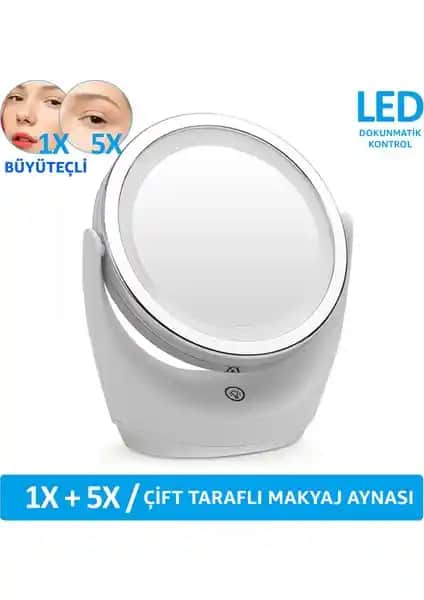 Robeve Çift Taraflı Makyaj Aynası: Modern Tasarım ve Çok Fonksiyonlu Kullanım Özellikleri