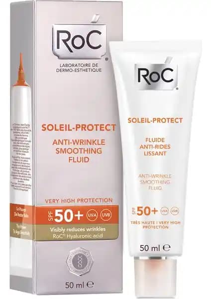 RoC Soleil Protect Kırışık Karşıtı Güneş Koruyucu Yüz Nemlendiricisi SPF50