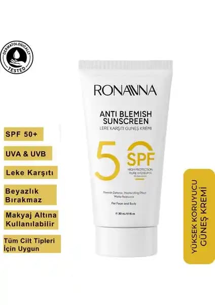 Ronanna Güneş Kremi: Yüksek Koruma ve Cilt Bakımı İçin Güçlü Bir Seçenek