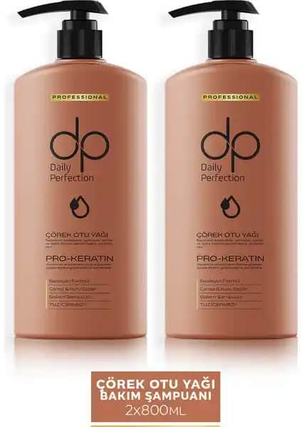 Saç Sağlığı ve Parlaklığı İçin Dp Daily Perfection Şampuan Çörek Otu Yağı Özellikleri