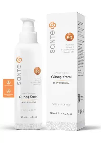 Sante Plus Güneş Kremi SPF 50+ ile Yüksek Koruma ve Leke Karşıtı Özellikler