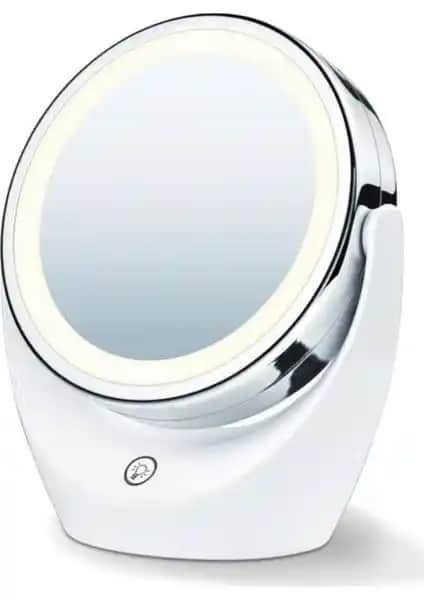 Şarjlı LED Işıklı Çift Taraflı 7X Büyüteçli Makyaj Aynası