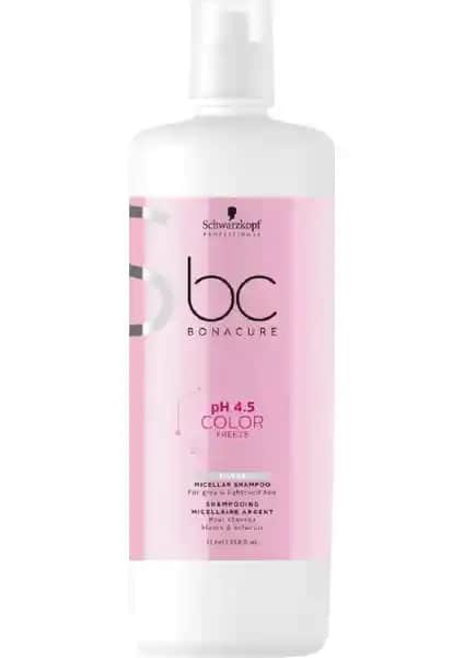 Schwarzkopf Bonacure Color Freeze Micellar Silver Şampuanı ile Renkli Saçlar İçin Güçlü ve Koruyucu Bakım