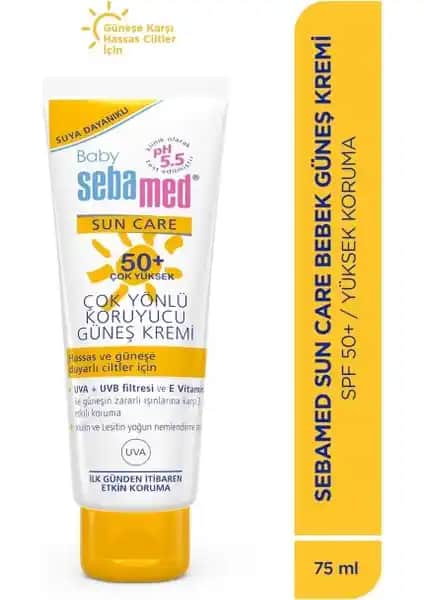 Sebamed Baby Çok Yönlü Koruyucu Güneş Kremi Hassas Ciltler İçin Güçlü Koruma ve Nemlendirme Özelliği