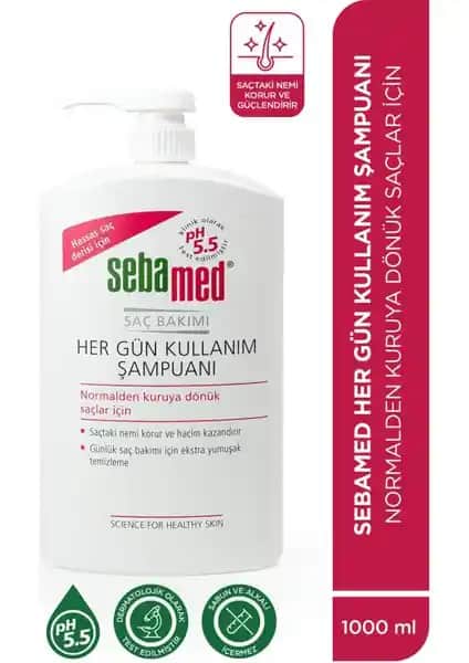 Sebamed Besleyici Onarıcı Günlük Şampuanı Kuru ve Hassas Saçlar İçin Uygun Çözüm