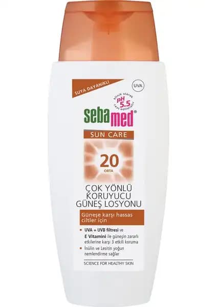 Sebamed Güneş Koruyucu Losyon SPF 20 Hassas Ciltler İçin Güvenilir Güneş Koruma Ürünü