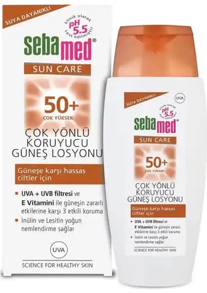 Sebamed Güneş Koruyucu Losyon SPF 50+ 150 ml Hassas Ciltler İçin Güvenilir Koruma