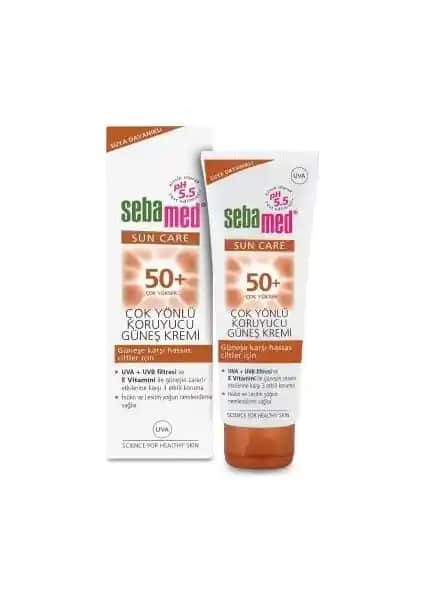 Sebamed Güneş Kremi 50 Faktör 75ML Hassas Ciltler İçin Güçlü ve Güvenilir Koruma Sağlar