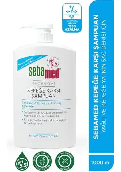 Sebamed Kepek Karşıtı Pirokton Olamin İçerikli Şampuan Saç Sağlığını Koruyan Etkili Çözüm