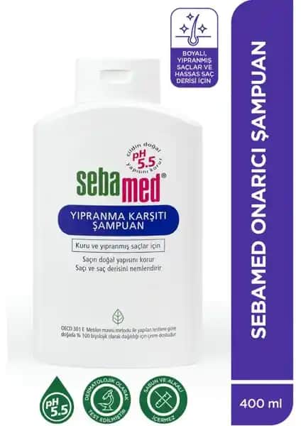 Sebamed Kuru ve Yıpranmış Saçlar İçin Nemlendirici Onarım Şampuanı İncelemesi ve Kullanıcı Yorumları