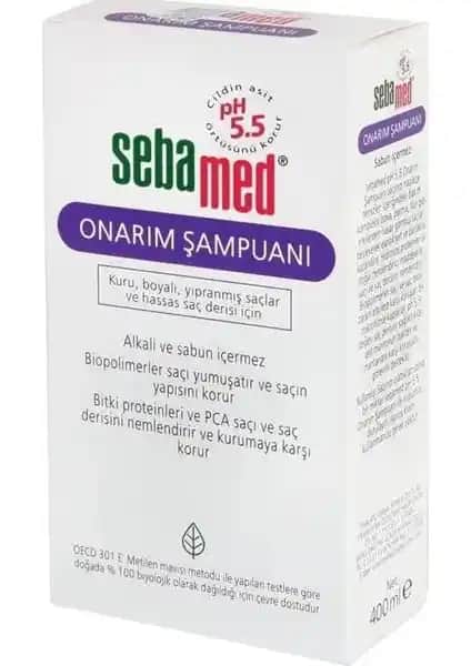 Sebamed Onarım Şampuanı Saçları Güçlendiren ve Parlatan Doğal Bakım Ürünü