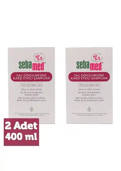 Sebamed Şampuan 400ml Saç Dökülmesine Karşı Güçlendirici ve Sağlıklı Saç Bakım Ürünü