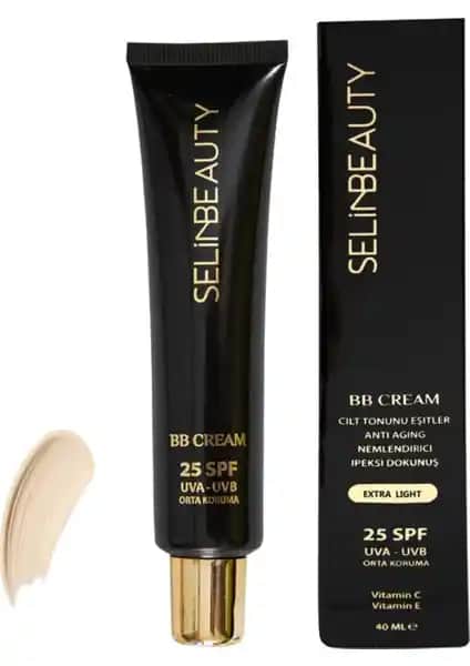 Selin Beauty BB Krem Extra Light Doğal ve Hafif Makyaj İçin Uygun Cilt Bakım Ürünü