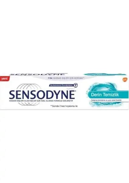Sensodyne Derin Temizlik 20 ml Hassas Dişler İçin Güçlü ve Pratik Diş Bakım Ürünü