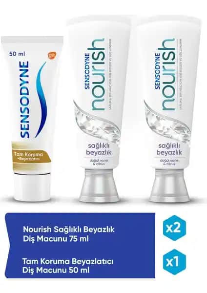 Sensodyne Nourish Diş Macunu: Hassas Dişler İçin Güvenilir ve Etkili Temizlik Çözümü