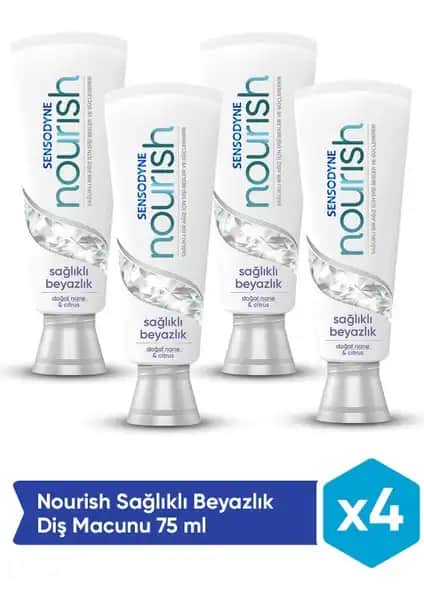 Sensodyne Nourish Sağlıklı Beyazlık Diş Macunu: Günlük Kullanım İçin Güvenilir ve Etkili