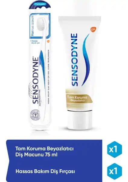 Sensodyne Tam Koruma Beyazlatıcı Diş Macunu ve Yumuşak Kıllı Diş Fırçası İncelemesi